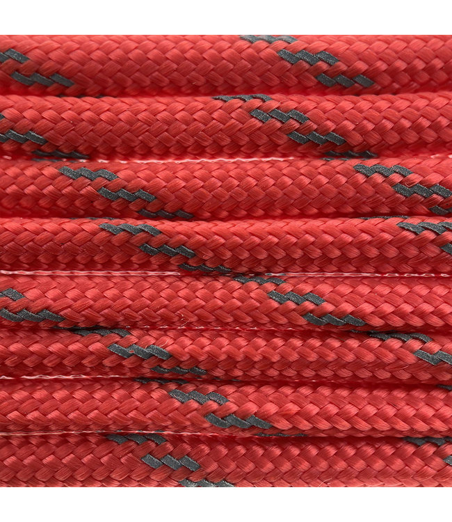 Paracord 550 type III Simply Rood Reflective