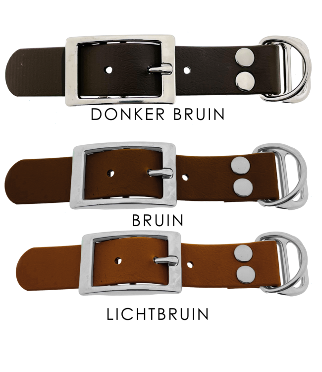 Biothane adapter 25MM Lichtbruin