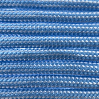 123Paracord Paracord 550 type III Baby Blauw / Wit Stripes