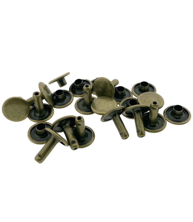 Holnieten 10X13 Antiek Brons (10 stuks)