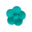 123Paracord Schuifkraal bloem Turquoise