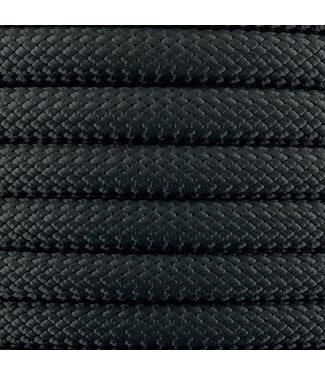 123Paracord 10MM Nylon Hondenlijn Zwart Premium