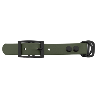123Paracord Biothane adapter 19MM Military Olive/Zwart