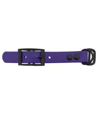 123Paracord Biothane adapter 19MM Violet/Zwart