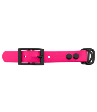 123Paracord Biothane adapter 19MM Neon Roze/Zwart