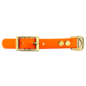 123Paracord Biothane adapter 19MM Oranje/Messing