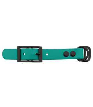 123Paracord Biothane adapter 19MM Teal/Zwart