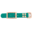 123Paracord Biothane adapter 25MM Teal/Rose Goud