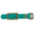 123Paracord Biothane adapter 25MM Teal/Antiek brons