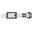 123Paracord Biothane adapter 25MM Wit/Zwart