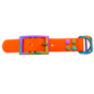 123Paracord Biothane adapter 25MM Oranje/Neo-Chrome