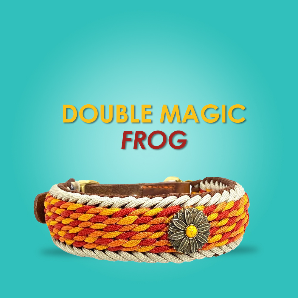 Tutorial Double Magic Frog - Rood/Oranje type - 123Paracord
