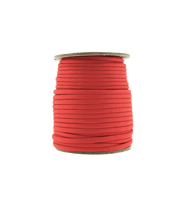 Paracord 550 type III Simply rood-30 mtr