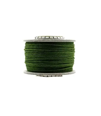 123Paracord Microcord 1.4MM Forest Groen - 40 mtr