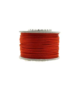 123Paracord Microcord 1.4MM Simply Rood - 40 mtr