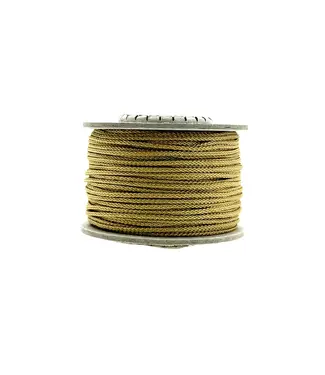 123Paracord Microcord 1.4MM Goud - 40 mtr