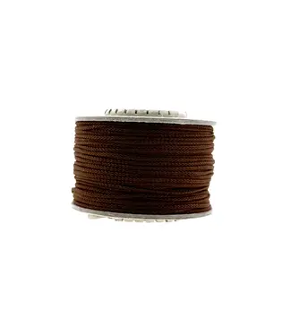 123Paracord Microcord 1.4MM Chocolate Bruin - 40 mtr