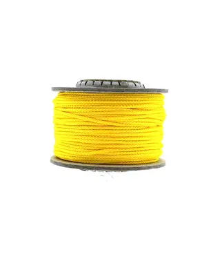 123Paracord Microcord 1.4MM Canary Geel - 40 mtr