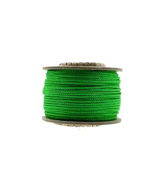 123Paracord Microcord 1.4MM Grass Groen - 40 mtr