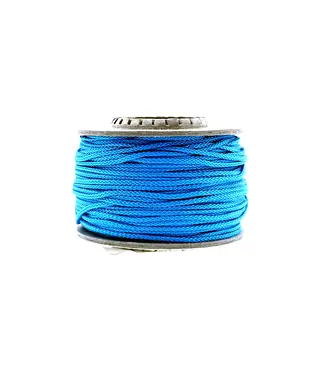 123Paracord Microcord 1.4MM Donker Cyan - 40 mtr
