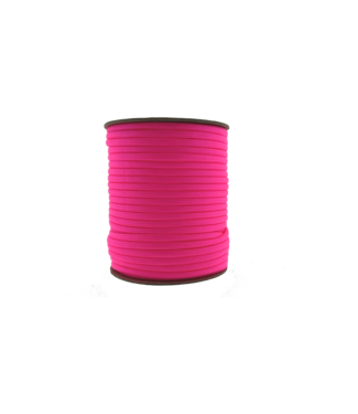 123Paracord Paracord 550 type III Ultra Neon Roze-30 mtr