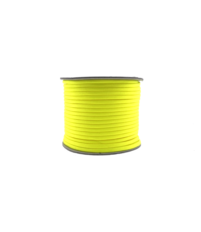 Paracord 550 type III Ultra Neon Geel-30 mtr
