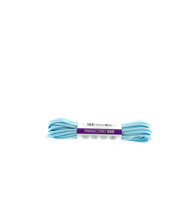 Paracord 550 type III Pastel Blauw - 10 mtr