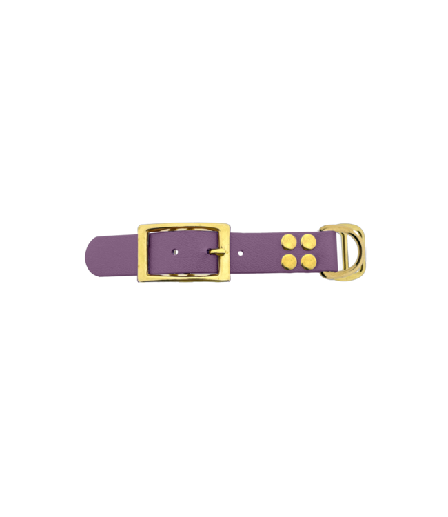 Biothane adapter 25MM Marvelous Mauve/Messing