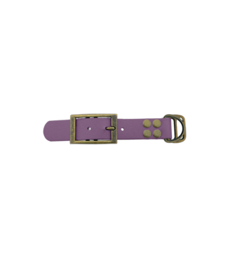 123Paracord Biothane adapter 25MM Marvelous Mauve/Antiek Brons