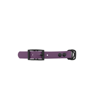 123Paracord Biothane adapter 19MM Marvelous Mauve/Zwart