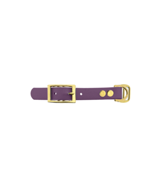 123Paracord Biothane adapter 19MM Marvelous Mauve/Messing
