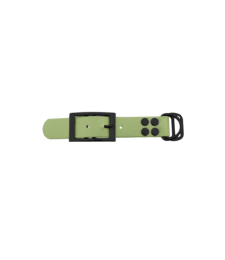 123Paracord Biothane adapter 25MM Holy Guacamole/Zwart