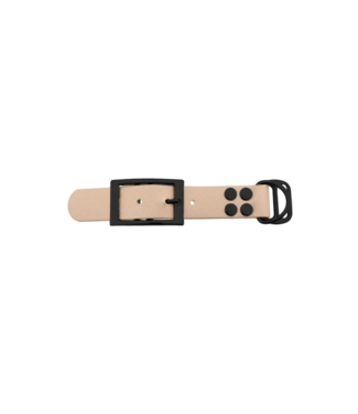 123Paracord Biothane adapter 25MM Powder Tan/Zwart