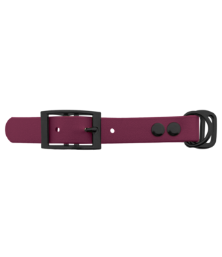123Paracord Biothane adapter 19MM Wijn Rood/Zwart