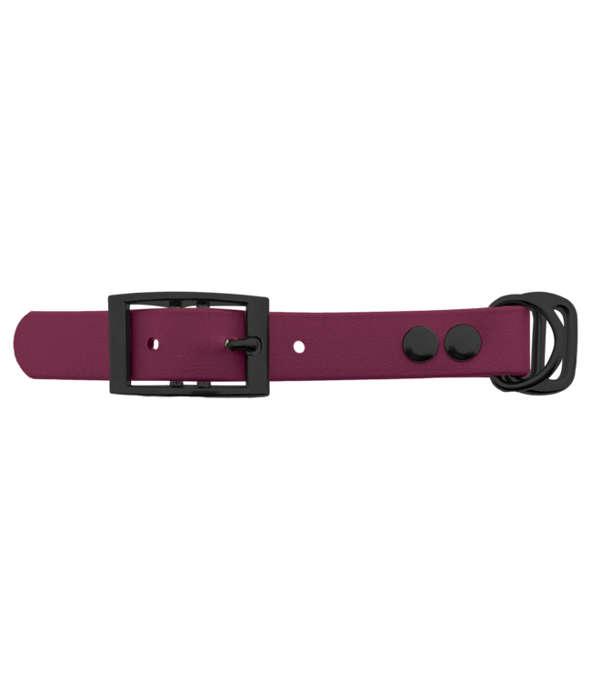 Biothane adapter 19MM Wijn Rood/Zwart
