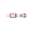 123Paracord Biothane adapter 25MM Dusty Pink/Antiek Brons