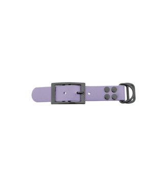 123Paracord Biothane adapter 25mm Pastel Paars/Grijs