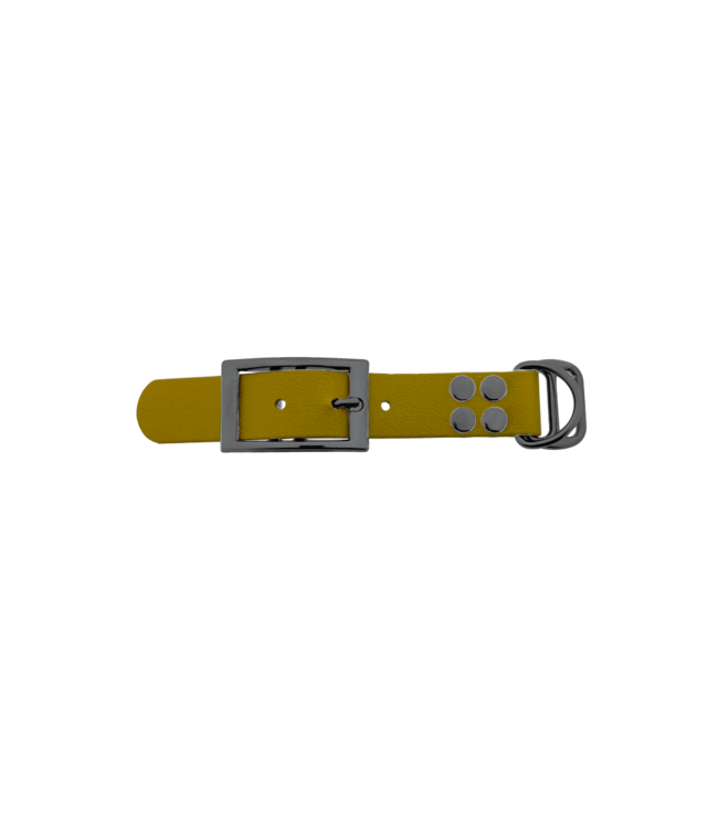 Biothane adapter 25mm Goud/Grijs