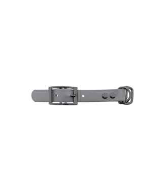 123Paracord Biothane adapter 19mm Zilver/Grijs