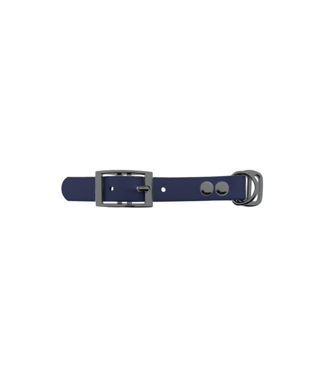 Biothane adapter 19mm Navy Blauw/Grijs