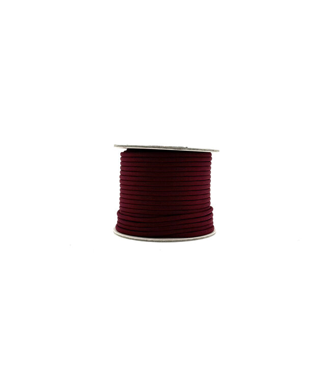 Paracord 550 type III Burgundy-30 mtr