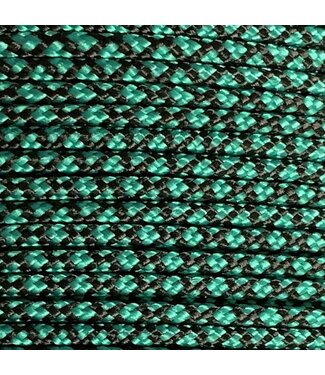 123Paracord Paracord 275 2MM Sea Groen/zwart Diamond