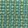 123Paracord Paracord 425 type II Donker Cyan/ Banana Geel Diamond