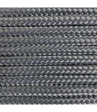 123Paracord Paracord 425 type II Charcoal Grijs