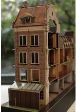 Modellbaubogen des Anne Frank Hauses (7 Sprachen))