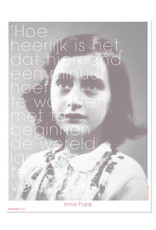 Poster quote Anne Frank