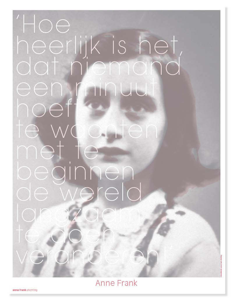 Poster citaat Anne Frank
