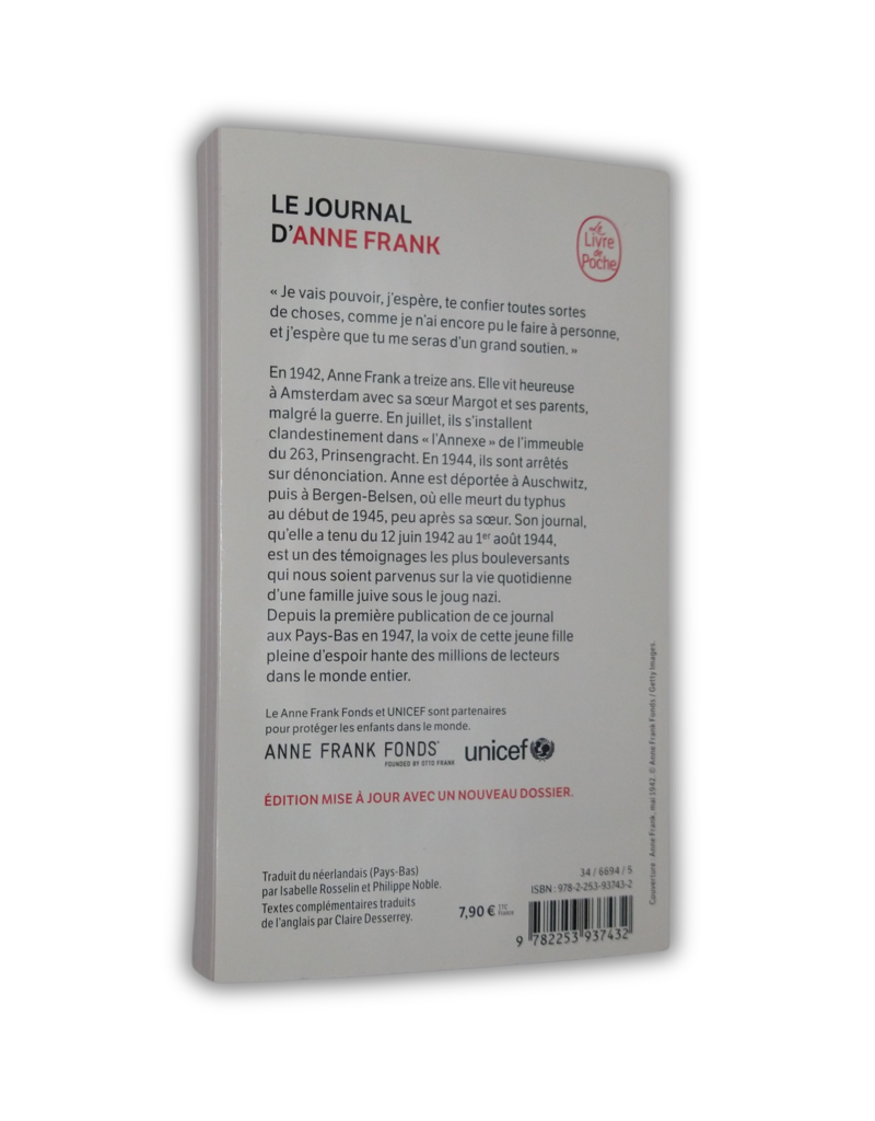 Le Journal d'Anne Frank (Französisch)