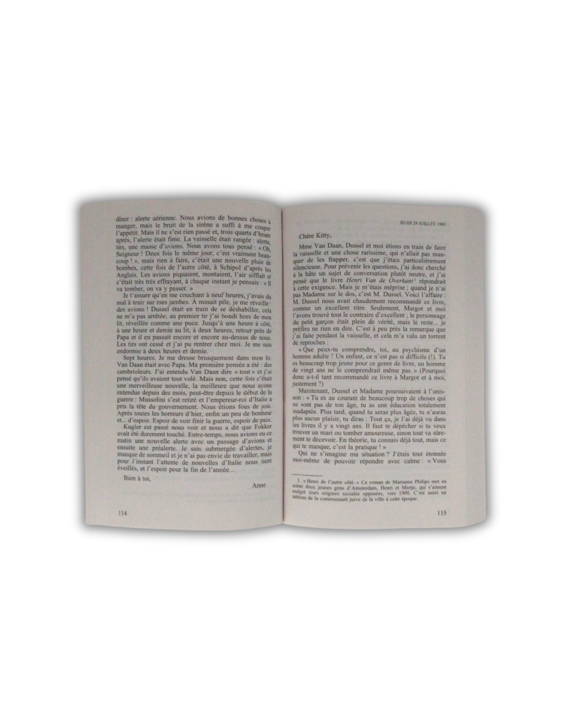 Le Journal d'Anne Frank (Französisch)
