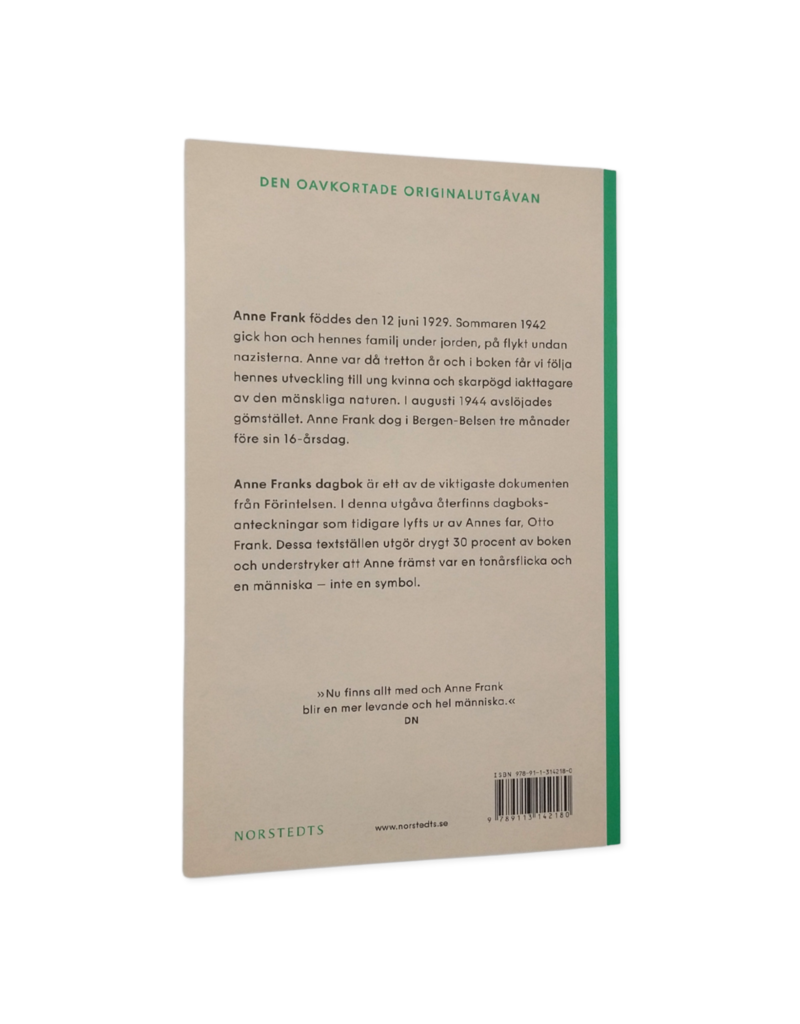Anne Franks Dagbok (Zweeds)